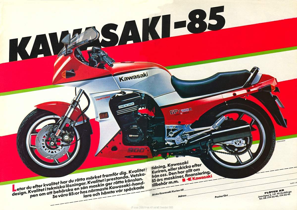 Kawasaki 750 2025 zx 1985